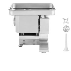 Meat Grinder, 11 Lbs/Min Electric Meat Grinder, Slicer, Sausage Stuffer with Blade, Grinding Plate, Sausage Maker